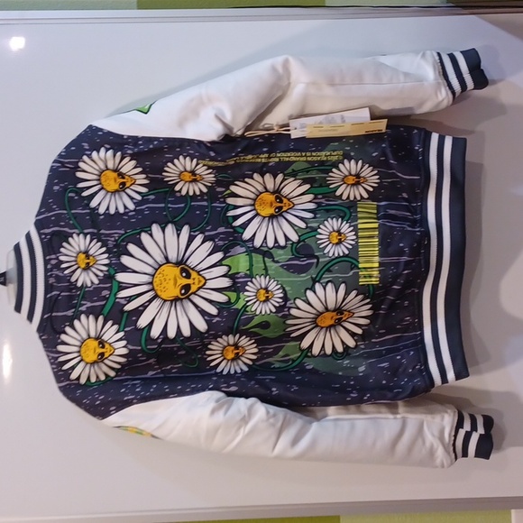 Crazy UFO Inspired NWT Men's Medium Varsity/Bomber Jacket - Picture 11 of 11